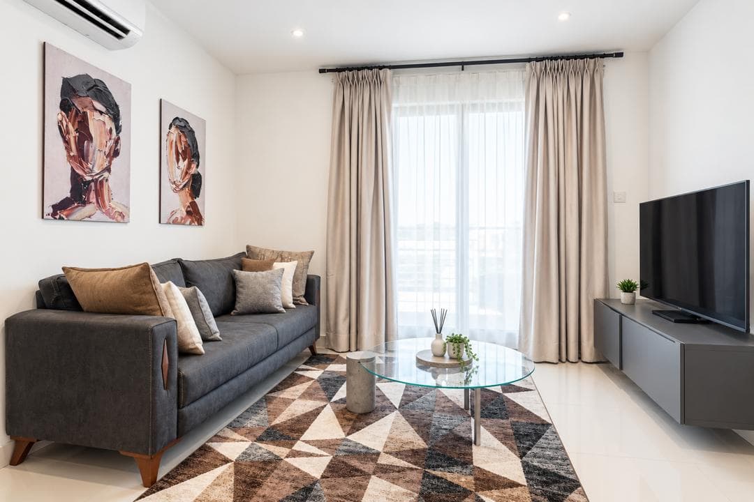 Fully Furnished 1-Bedroom Apartment 2